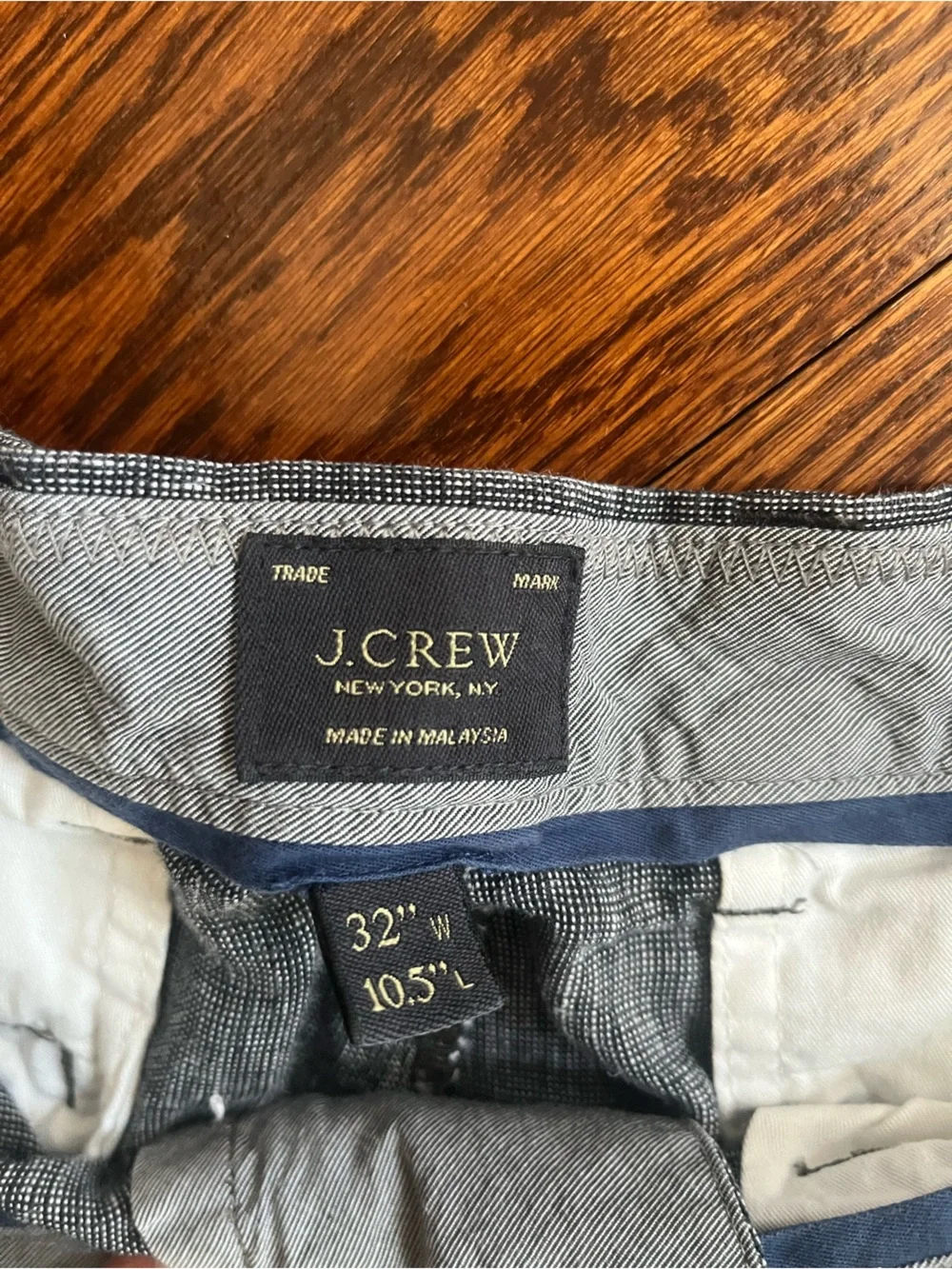 J. Crew Gray Men's Linen-Blend Shorts